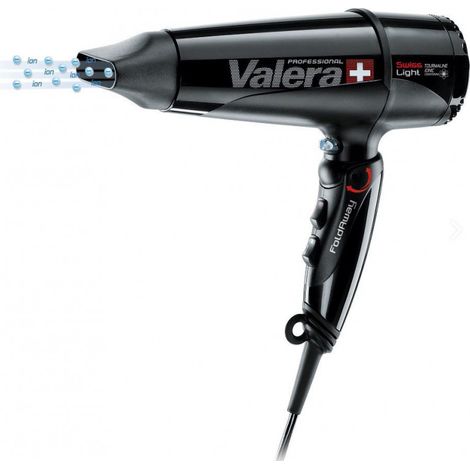 secador de pelo de motor negro iónico dc 2000w - sl5400t - valera - (1/4)