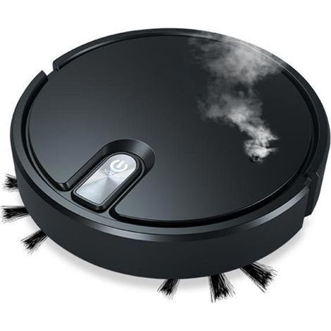 3-in-1-Saug- und Wischroboter mit starker Saugkraft, intelligenter Navigation, Sprühfunktion, 60 Minuten Laufzeit, leisem Betrieb und USB-Ladefunktion. (1/5)