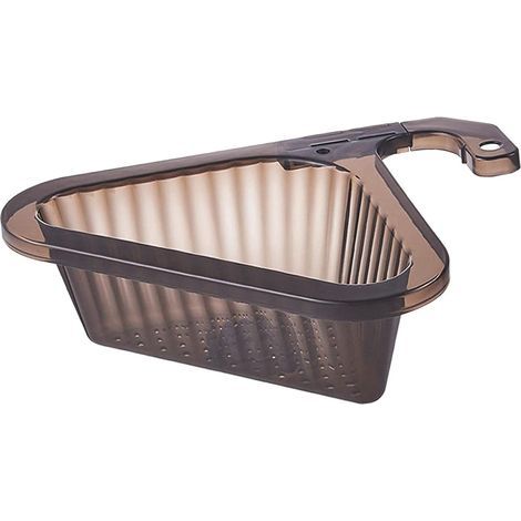 Stück dreieckiger Küchenfilterkorb 22x25,2x8cm, Spülbecken-Abtropfkorb, dreieckiger Spülbeckenkorb, Küchenspülbecken-Abtropfkorb, Gemüsefilter (1/5)