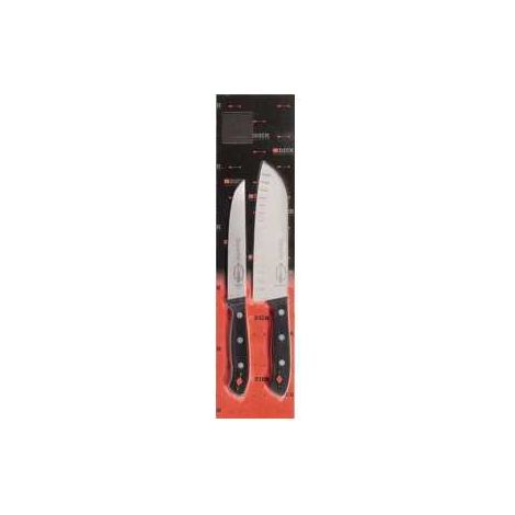 F. DICK Superior Messer-Set 2-tlg Küchenmesser 16 cm Santoku Kullenschliff 18 cm (1/3)