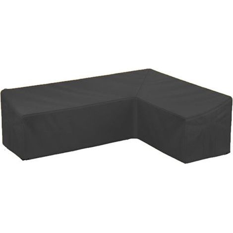 Housse De Canapé D'angle En Forme Jardin De L, Couverture De Protection De Meubles Extérieur Imperméable Oxford Tissu Pour Meuble Extérieur Noir - 270x270x90cm (1/5)