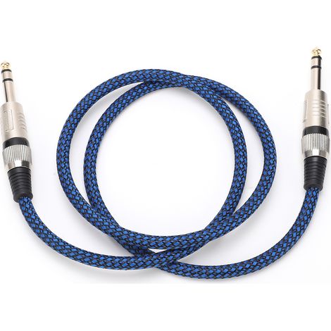 Câble audio 6.35 mm jack mâle pour équipement DJ, console, micro et éclairage DMX - 3 mètres (1/5)