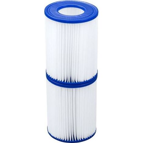 Kaelt - Cartouche filtrante Bestway Flowclear Type II, filtre pour piscine et spa Bestway, installation facile,filtre de nettoyage lot de 2 (1/5)