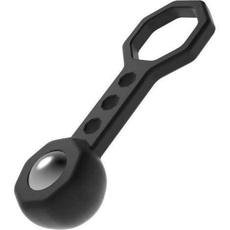 Détecteur De Goujons - Détecteur De Métaux - Pour Mur Plâtre Bois - Aimant Néodyme 1 kg - 6,6 x 2 cm - Noir