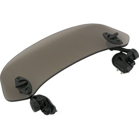 Universal lifting clip for motorcycle windshield, adjustable acrylic accessory. (1/5)