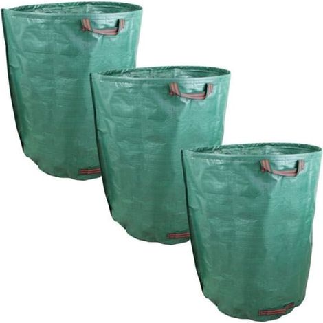 Lot de 3 bacs à confettis pour déchets de 300 L en PP 150 g/m² autoportants - Linxor (1/5)