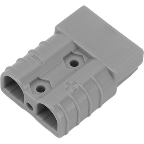 50A 600V Hochstrom-Bipolarstecker für Dual-Batterie- und Solaranlagen, grau (1/5)