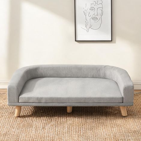 Couchage pour chien en poliéster Madera de Pino 98 x 67 x 25 cm (1/5)