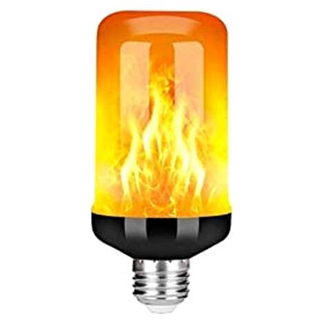 Lampe à flamme E26/E27, décoration de Noël avec technologie d'ampoule à effet flamme vacillante, lampes LED à flamme 4 modes pour l'intérieur et l'extérieur-AquaForge (1/5)