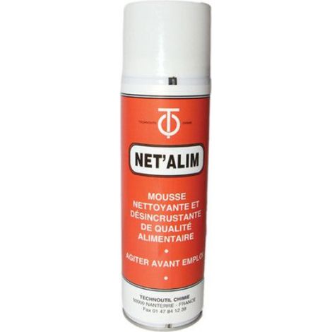 Mousse Nettoyante - Pour Entretien Cuisines Industrielles - Dégraisse et Décrasse Mobilier et Matériel - 1 Unité