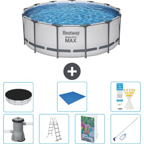 Bestway Steel Pro MAX Rund - 427x84 cm - 8-teilig S573