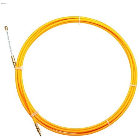 Nylon wire puller D=6mm L=30m fiberglass wire cable rod electrician push puller conduit fish (1/5)