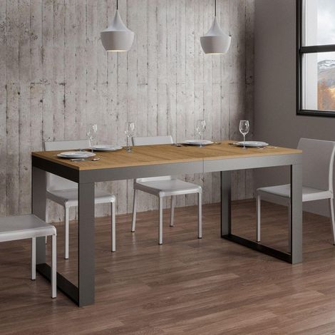 Tavolo TECNO EVOLUTION 120 allungabile fino a 224 cm NOCE (1/5)