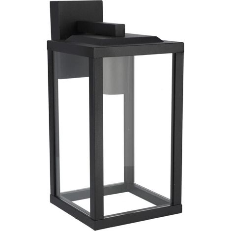 GAIA T BLACK E27 Außenwandleuchte, schwarz, IP44, EDO777369, Edo Solutions Garden Line