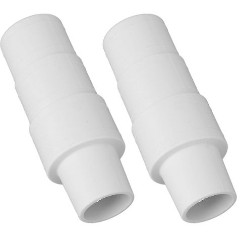 Adaptateur de tuyau d'aspirateur de piscine (lot de 2) pour pompe de filtration P07082, connecteur de tuyau d'aspirateur de piscine en ABS pour Game4558 (Polygroup). (1/5)