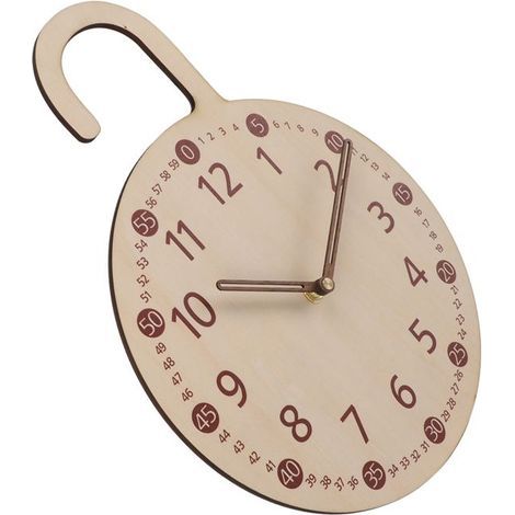 Ulisem Wooden Wall Clock - Vintage Style - Silent and Minimalist (1/5)