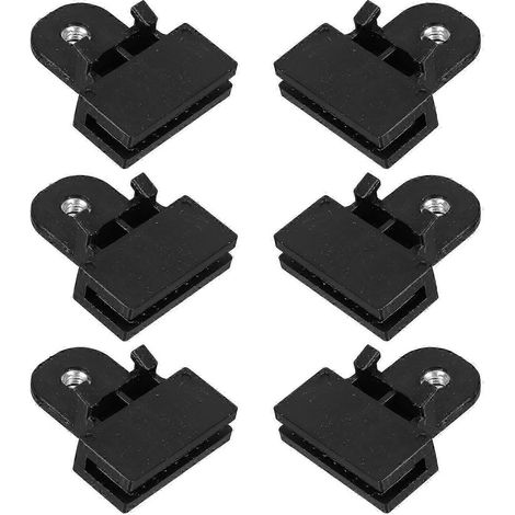 Lot de 6 clips de réparation pour lève-vitres, compatibles avec de nombreux modèles de voitures. Supports de glissières en verre résistants. Fixation et modification faciles. (1/5)