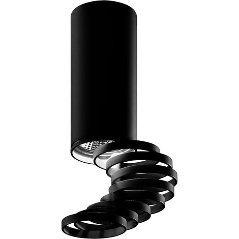 Faretto soffitto Candellux TUBA nero 1 luce GU10 50W (1/3)