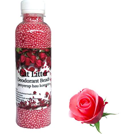 Billes Désodorisantes Pour Litière Chat - Sans Poussière - Lavable À L'Eau - Forme Granuleuse - 500 G (1/4)