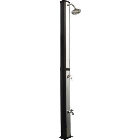 VIESTA® Doccia Solare da Giardino 35L [INCL. Soffione a Pioggia & Doccia per i Piedi] – Doccia da Giardino, Solare – Doccia Solare da Giardino – Doccia da Piscina, Doccia Solare in Alluminio (1/5)