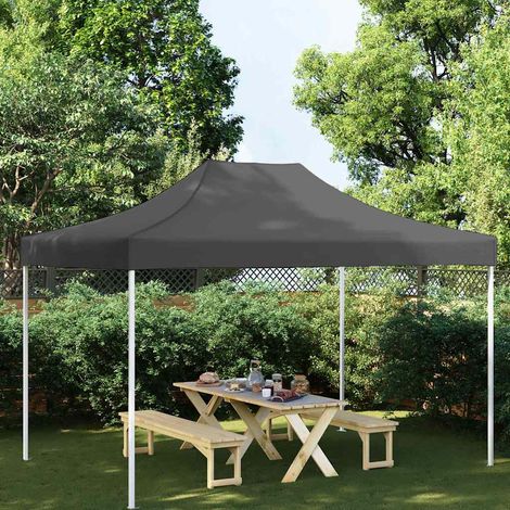 Toit de tente de réception 4,5x3 m Anthracite 270 g/m² (1/5)