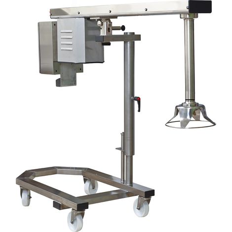 Turbo-broyeur professionnel Gigamix DMX – Puissance 2,2 kW – Vitesse 4000 tr/min – Châssis inox pour hygiène parfaite – Capacité 100 à 300 L – Dynamic
