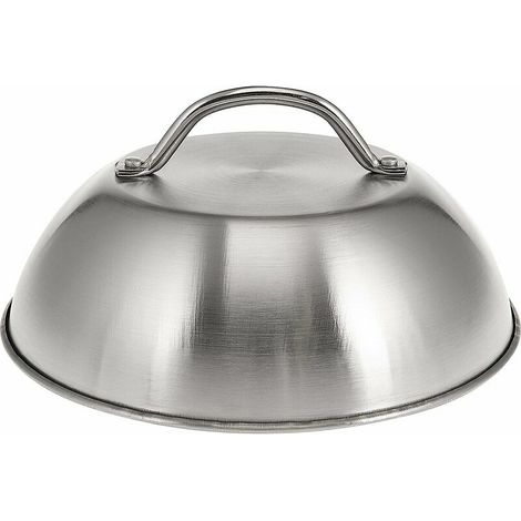 BRICOOMARKET Couvercle pour hamburger - 22,5 cm - acier inoxydable (1/5)