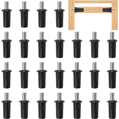 KZQ 25 pezzi di perni di riparazione a molla in plastica per tapparelle, porte, mobili, scaffali, con scatola di plastica (1/4)