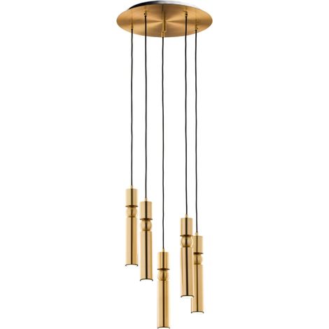 Lampada a sospensione moderna oro Ø37 5xGU10 Jupiter (1/5)