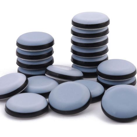 Self-Adhesive Teflon Furniture Pads - 24 Non-Slip Chair Leg Protectors Furniture Sliders Furniture Pads for Chair, Sofa, Desk, Table (1/5)