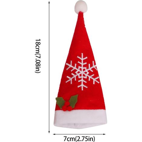Ensemble de 4 pièces comprenant un coupe-chapeau et une fourchette, un outil de rangement pour chapeaux et des décorations de Noël pour la maison. (1/5)