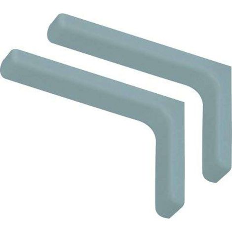 REGGIMENSOLA RICOPERTA LEONARDO BOLIS - ACCIAIO/PLASTICA BIANCO MM 240X144 CF=PZ 2 - 5 confezione