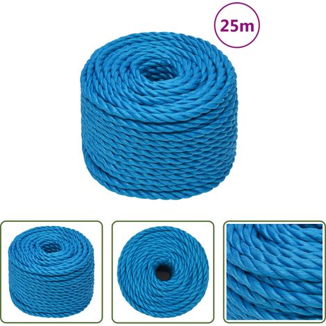 Polypropylenseil - Arbeitsseil Blau 14 mm 25 m Polypropylen (1/5)