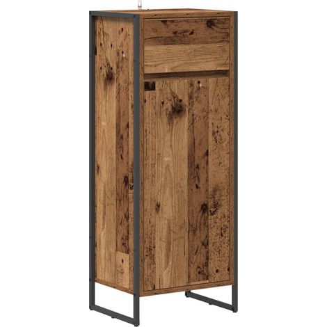 Maison Exclusive - Badezimmerschrank Altholz 40 x 30 x 100 cm Hol