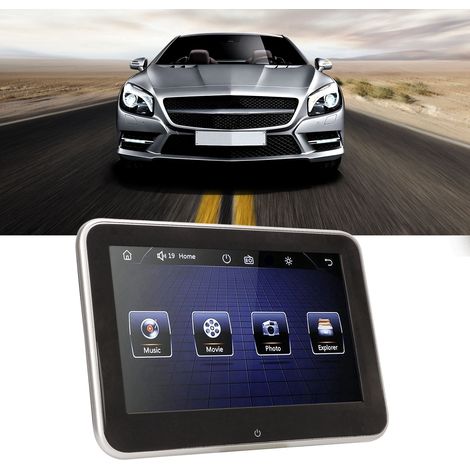 (Video verfügbar) Elektronisches Fond-Entertainment-System mit externem Kopfstützenbildschirm, 8-Zoll-MP5-Player (HRX8001M) (Fernbedienung mit eingebautem Akku) (1/5)