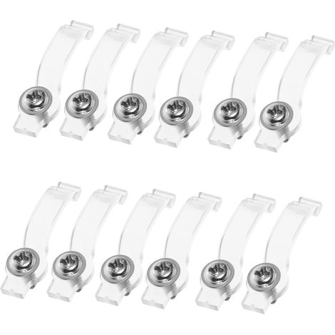 Clips et vis de fixation Unomor 10 mm pour barres lumineuses (1/5)