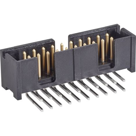 TE Connectivity 5103310-6 Embase mâle Pas: 2.54 mm Nbr total de pôles: 26 Nbr de rangées: 2 1 pc(s) W897331