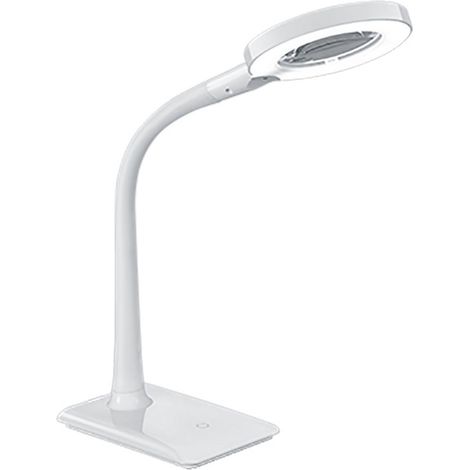 Lámpara De Escritorio Led Con Lupa Wolf White Trio Lighting (1/3)