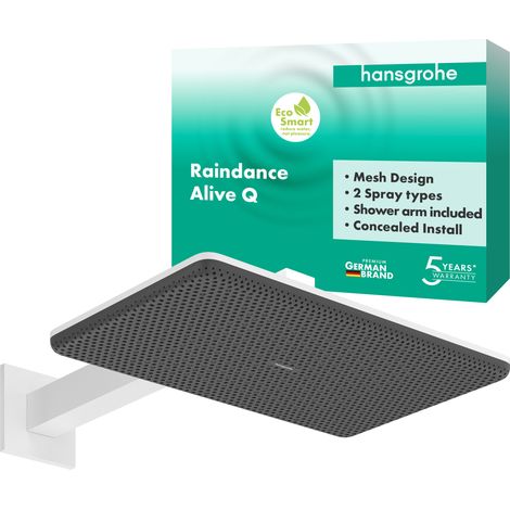 hansgrohe Raindance Alive Q ducha de techo 210/340 2jet EcoSmart, (1/3)