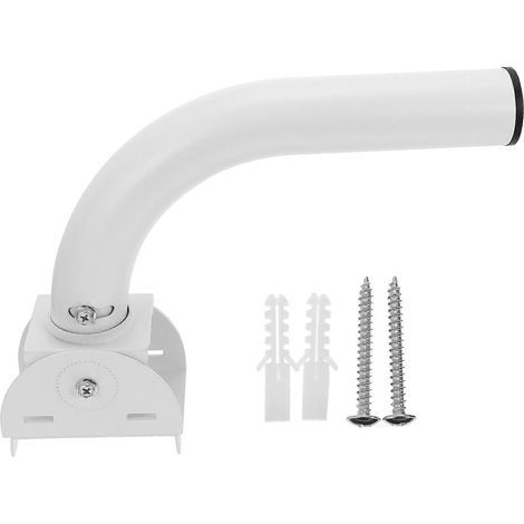 Support de mât d'antenne réglable, support de fixation d'antenne domestique, support d'antenne pratique-23.00X21.00X5.00CM-White (1/4)