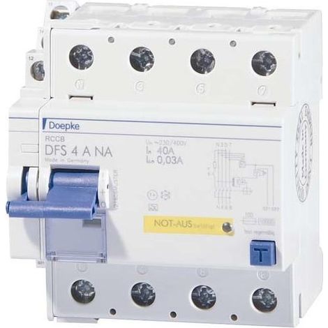DOEPKE 4014712226012 SCHALTER FI DFS4 040-4/0.03-A NA MIT ZUSATZGERÄT 9134841 (1/3)