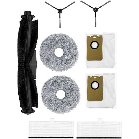 Ensemble de 9 accessoires pour balayeuse M9 : brosse principale, filtre et sacs à poussière. (1/5)