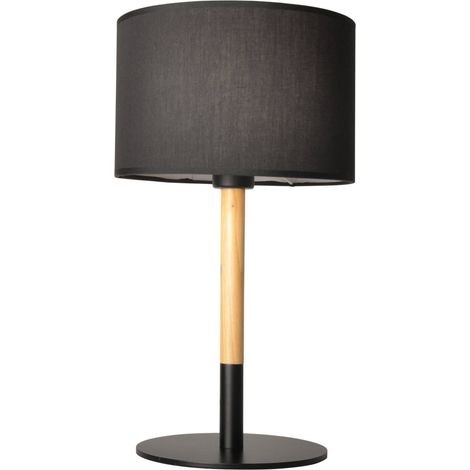 Lámpara De Mesa Nórdica "CLASS" - E27 - Negro