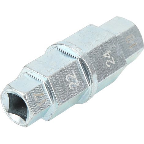 Adaptateur Axe Hexagone Moto - Douille Avant ABS 17mm/19mm/22mm/24mm pour Roues Vélo (1/5)