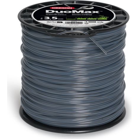 Freischneider-Faden Rund Duoline Transparent/Schwarz ø3.5mm/84m Oregon 581219