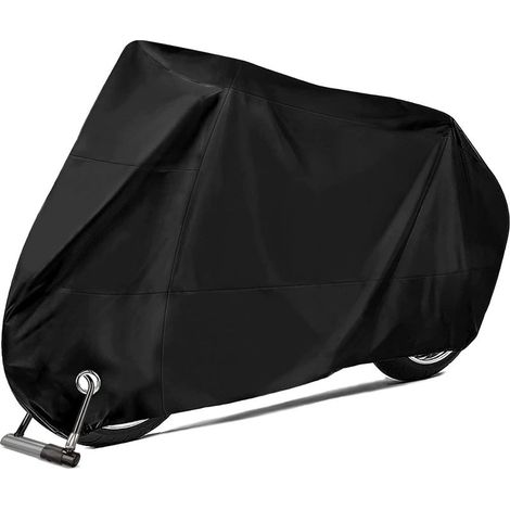 Housse pour moto, résistante aux UV et imperméable, pour scooter, cyclomoteur, vélo et moto, 245 cm x 105 cm x 125 cm