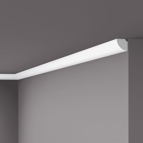 Eckleiste NMC QR NOMASTYL Noel Marquet Zierleiste Stuckleiste Modernes Design weiß 2 m (1/5)