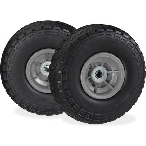 Set of 2 pu wheelbarrow tyres 4135 4 (1/5)