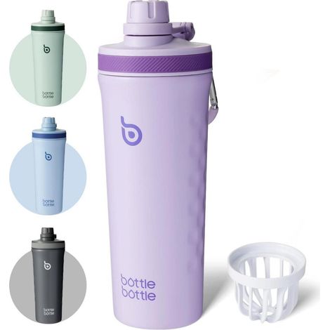 Isolierte Fitness Trinkflasche 26oz Edelstahl Shaker Violett (1/5)