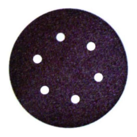 10 DISCHI CARTA ABRASIVA FORATA CON VELCRO PER ROTORBITALI Ø MM.150 - grana 240